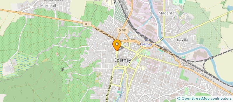 localisation de l'entreprise SCI 8 PLACE CARNOT à EPERNAY