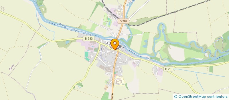 localisation de l'entreprise SCI 8 PLACE CHARLEMAGNE  ATTIGNY