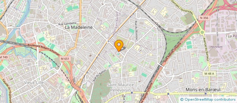 localisation de l'entreprise SCI 8 PLACE DELIOT  LILLE