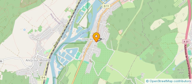 localisation de l'entreprise SCI 8 PLACE DU COUARAIL  JOUY-AUX-ARCHES