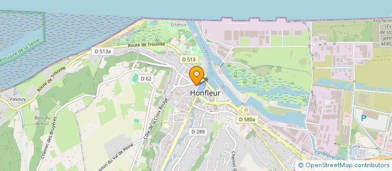 localisation de l'entreprise SCI 8 PLACE PIERRE BERTHELOT à HONFLEUR