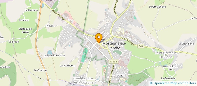 localisation de l'entreprise SCI 8 PLACE REPUBLIQUE à MORTAGNE-AU-PERCHE