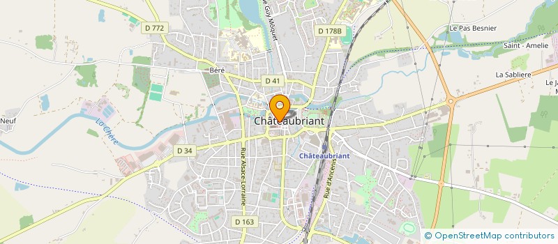 localisation de l'entreprise SCI 8 PLACE SAINT NICOLAS  CHATEAUBRIANT