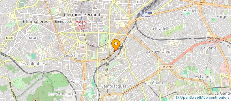 localisation de l'entreprise SCI 8 PLACE VICTOIRE  CLERMONT-FERRAND