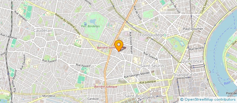 localisation de l'entreprise SCI 8 PROFESSEUR DEMONS  BORDEAUX