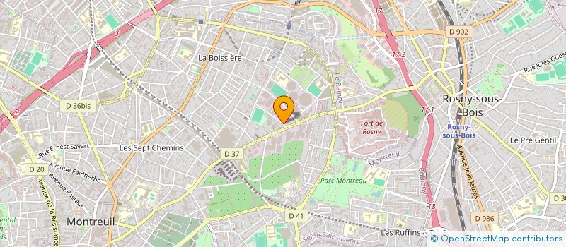 localisation de l'entreprise SCI 8 RUE BRULEFER à MONTREUIL