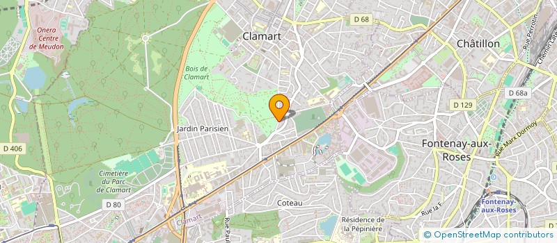 localisation de l'entreprise SCI 8 RUE BRUYERES A WISSOUS à CLAMART