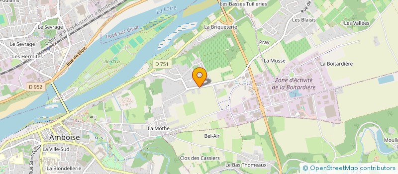 localisation de l'entreprise SCI 8 RUE CAMILLE BRETON  AMBOISE