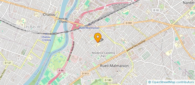 localisation de l'entreprise SCI 8 RUE CRAMAIL à RUEIL MALMAISON