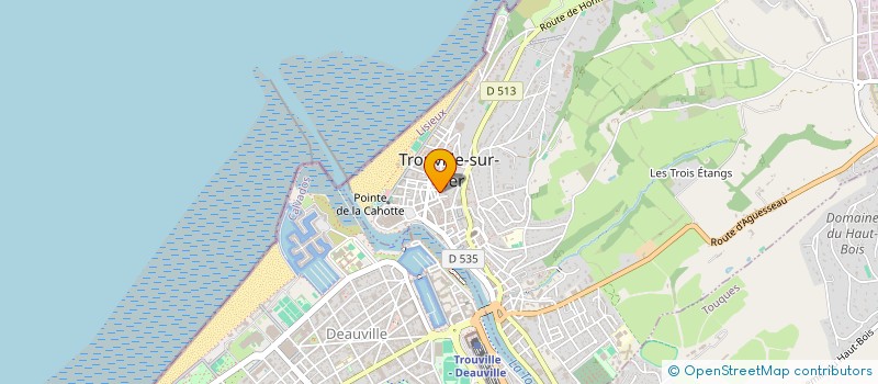 localisation de l'entreprise SCI 8 RUE D'ORLEANS à TROUVILLE-SUR-MER
