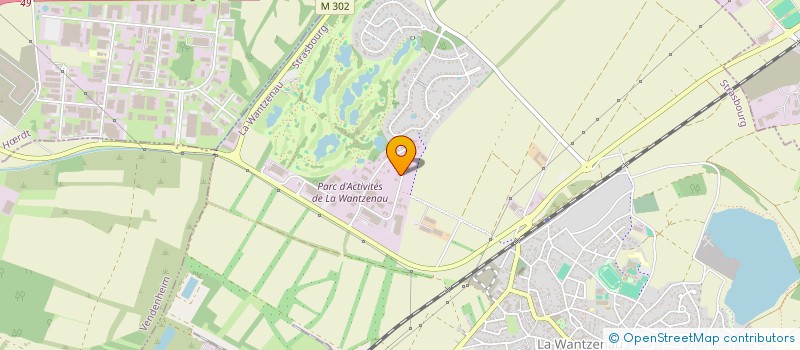 localisation de l'entreprise SCI 8 RUE DE LA MARNE  LA WANTZENAU