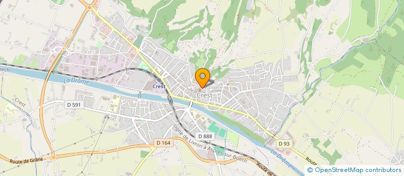 localisation de l'entreprise SCI 8 RUE DE LA NATIVITE  CREST