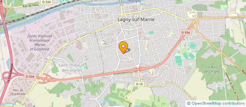 localisation de l'entreprise SCI 8 RUE DE NESLE  LAGNY-SUR-MARNE