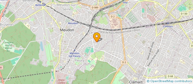localisation de l'entreprise SCI 8 RUE DE PARIS à MEUDON
