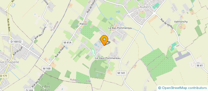 localisation de l'entreprise SCI 8 RUE DES DEUX GARES à AUBERS