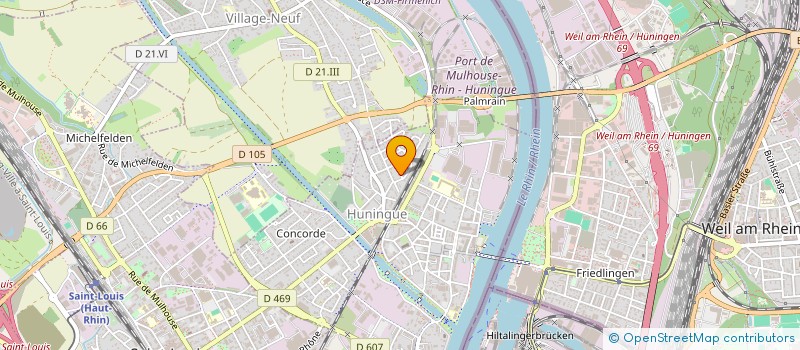 localisation de l'entreprise SCI 8 RUE DU 1ER DECEMBRE  HUNINGUE