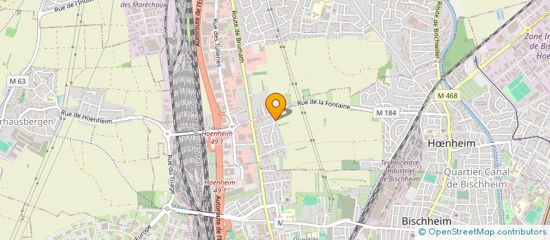 localisation de l'entreprise SCI 8 RUE DU FOSSE NEUF  HNHEIM