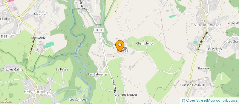 localisation de l'entreprise SCI 8 RUE DU PAQUIER  CHAINAZ-LES-FRASSES