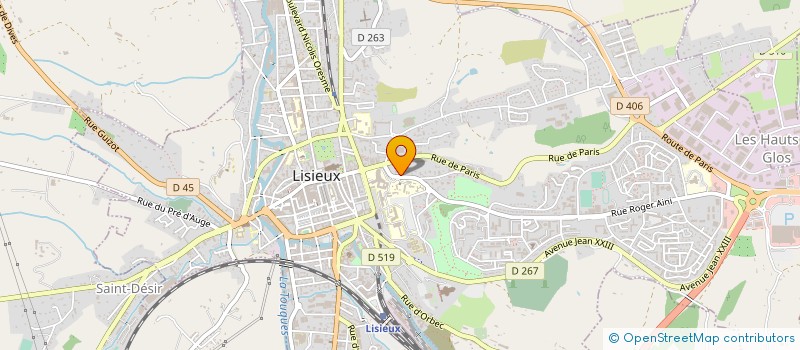 localisation de l'entreprise SCI 8 RUE DU PEINTRE LEBRUN à LISIEUX