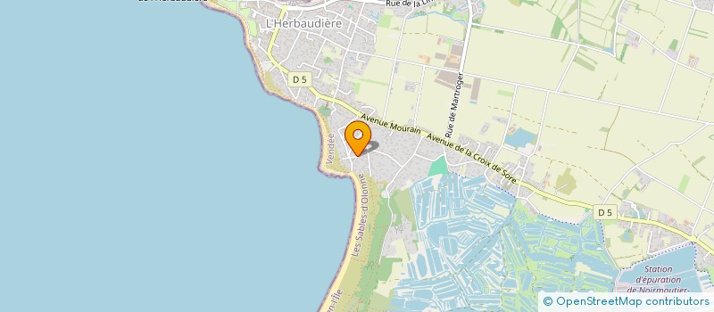 localisation de l'entreprise SCI 8 RUE DU PUITS FORTEAU à NOIRMOUTIER-EN-L'ILE