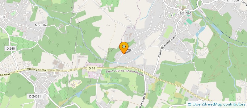 localisation de l'entreprise SCI 8 RUE DUFFOUR DUBERGIE  SADIRAC