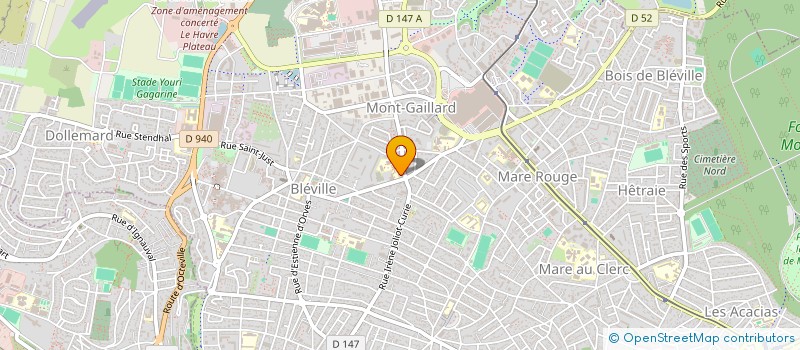 localisation de l'entreprise SCI 8 RUE IRENE JOLIOT CURIE à LE HAVRE