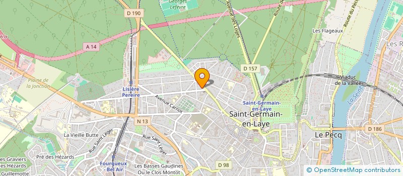 localisation de l'entreprise SCI 8 RUE JEAN MERMOZ  SAINT-GERMAIN-EN-LAYE