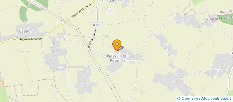 localisation de l'entreprise SCI 8 RUE JOLIOT CURIE  FLANCOURT-CRESCY-EN-ROUMOIS