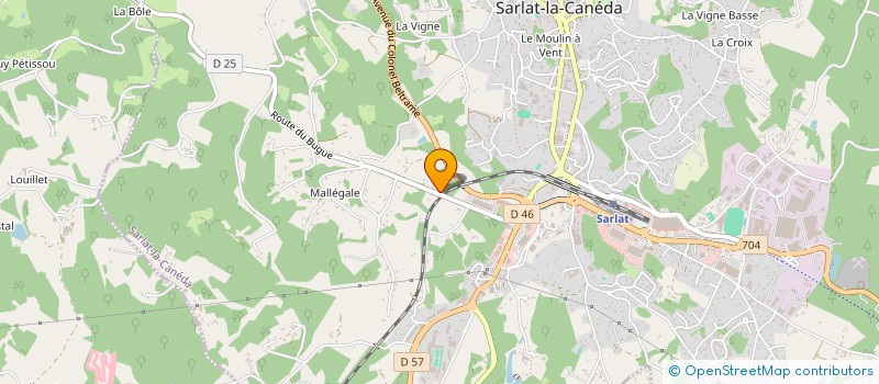 localisation de l'entreprise SCI 80 à SARLAT-LA-CANEDA