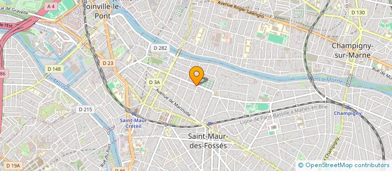 localisation de l'entreprise SCI 80 AVENUE DE CONDE à SAINT-MAUR-DES-FOSSES