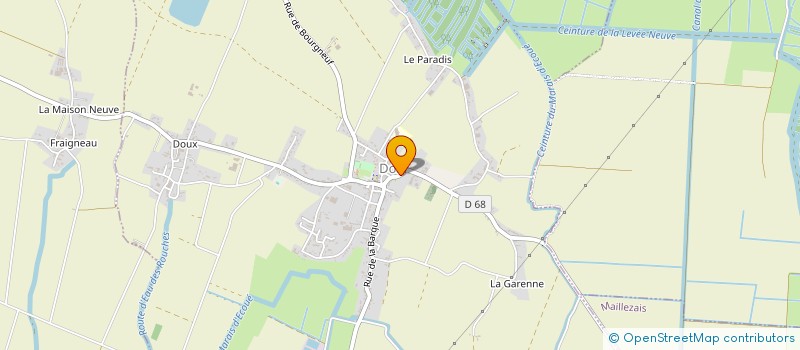 localisation de l'entreprise SCI 80 AVENUE DE PARIS  DOIX LES FONTAINES