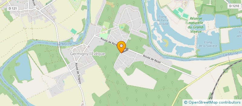 localisation de l'entreprise SCI 80 FAUBOURG ST NICOLAS  GERMIGNY-L'EVEQUE