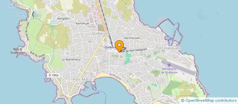 localisation de l'entreprise SCI 80 RUE DE PARIS  QUIBERON