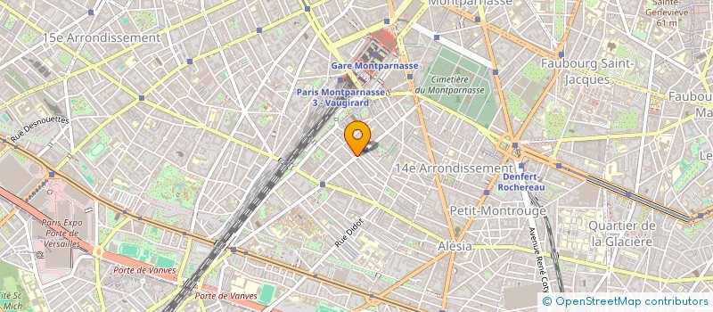 localisation de l'entreprise SCI 80 RUE RAYMOND LOSSERAND  PARIS