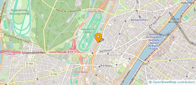 localisation de l'entreprise SCI 81 BD SUCHET LOTS 68 69  PARIS