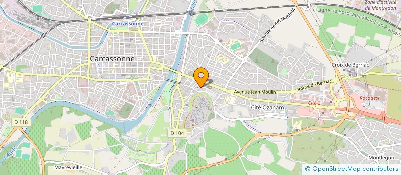 localisation de l'entreprise SCI 81 RUE TRIVALLE à CARCASSONNE