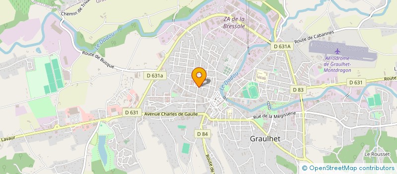 localisation de l'entreprise SCI 8164  GRAULHET