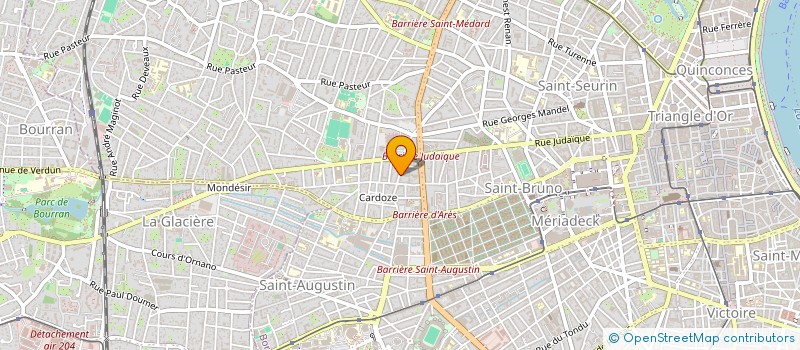 localisation de l'entreprise SCI 82 AV DE LA REPUBLIQUE à BORDEAUX
