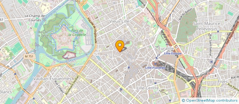 localisation de l'entreprise SCI 82ESQUER à LILLE