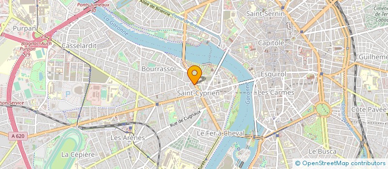 localisation de l'entreprise SCI 83 ALLEES CH DE FITTE à TOULOUSE