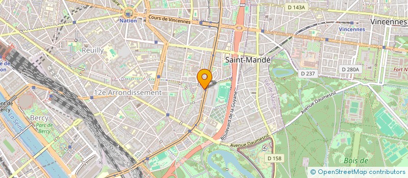localisation de l'entreprise SCI 83 DALAYRAC à PARIS