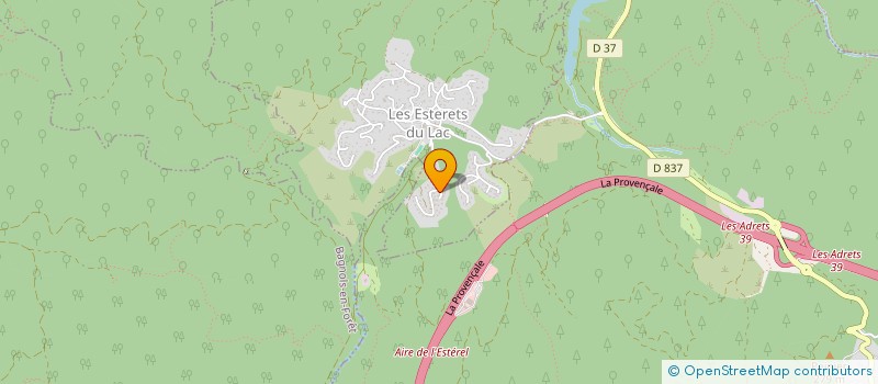 localisation de l'entreprise SCI 83 GULLI  MONTAUROUX