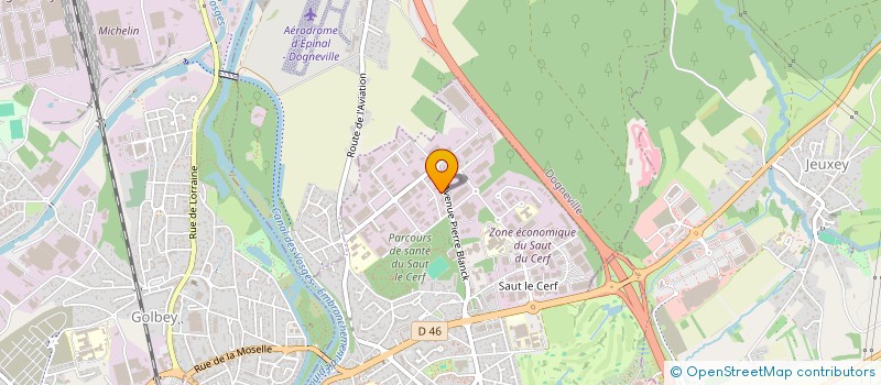 localisation de l'entreprise SCI 83 LES FORGES à EPINAL