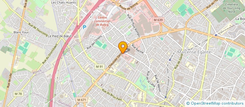 localisation de l'entreprise SCI 83 PAPIN  TOURCOING