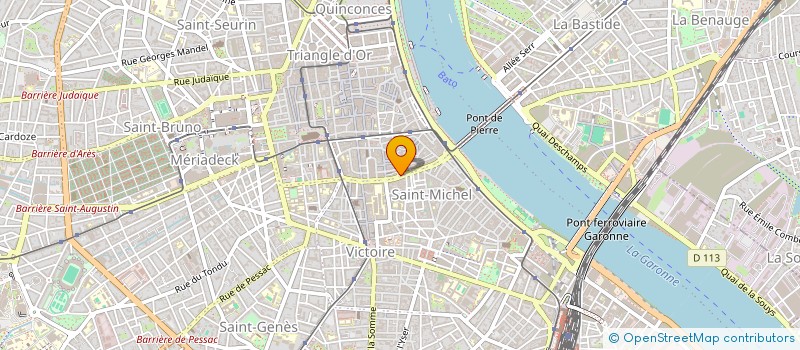 localisation de l'entreprise SCI 83 VICTOR HUGO  BORDEAUX