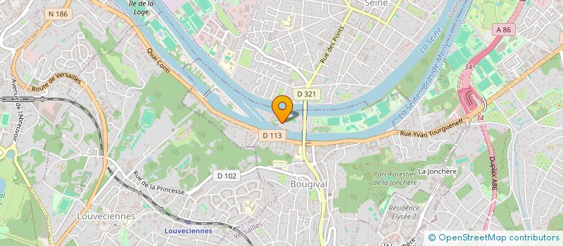 localisation de l'entreprise SCI 84 GABILLONS  BOUGIVAL