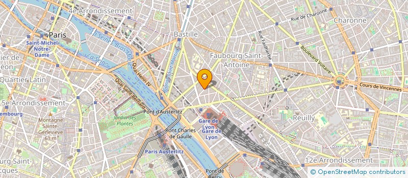localisation de l'entreprise SCI 84 LEDRU ROLLIN à PARIS