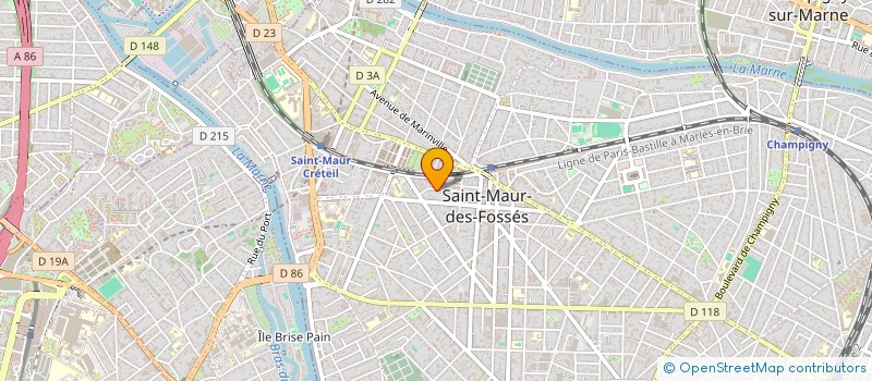 localisation de l'entreprise SCI 84 RASPAIL à SAINT-MAUR-DES-FOSSES