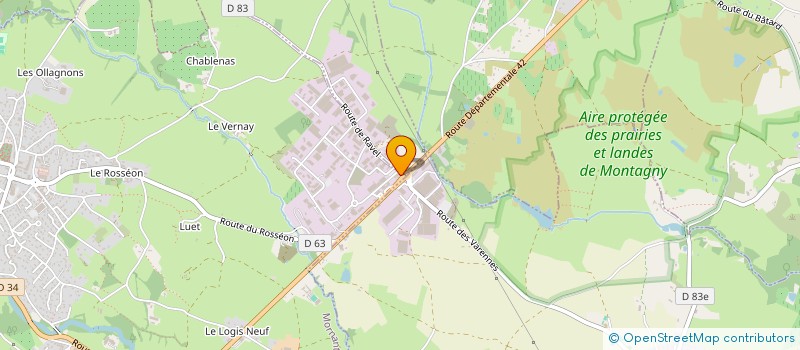 localisation de l'entreprise SCI 84 VAISE  MORNANT