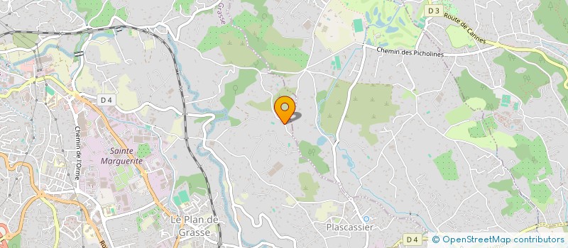 localisation de l'entreprise SCI 85 à GRASSE